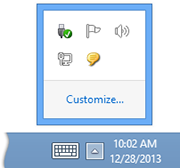 Messenger icon in taskbar